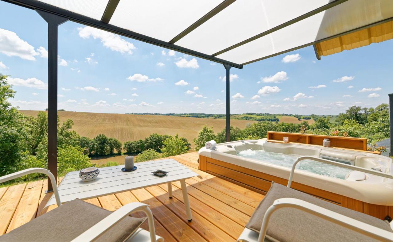 Chambre D'Hotes De Charme A La Maison Bleue Savignac-Mona Exteriör bild